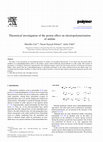 Research paper thumbnail of Theoretical investigation of the proton effect on electropolymerization of aniline