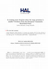 Research paper thumbnail of Is training more frequent when the wage premium is smaller? Evidence from the European Community Household Panel