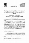 Research paper thumbnail of Earnings and seniority in Japan: A re-appraisal of the existing evidence and a comparison with the UK