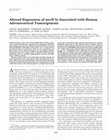 Research paper thumbnail of Altered expression of novH is associated with human adrenocortical tumorigenesis