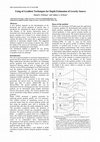 Research paper thumbnail of Using of Gradient Techniques for Depth Estimation of Gravity Source