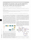 Research paper thumbnail of Boamplificador con acoplamiento ac vs dc para detección de ECG