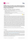 Research paper thumbnail of In-Home Behavioral Observation Method Employing Internet of Things Sensors for Barrier Investigation of Energy Saving Activities