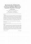 Research paper thumbnail of Ex-Convicts Face Multiple Labor Market Punishments: Estimates of Peer-Group and Stigma Effects using Equations of Returns to Schooling