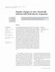 Research paper thumbnail of Hepatic changes in mice chronically infected with Helicobacter trogontum