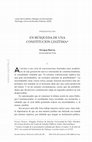 Research paper thumbnail of En búsqueda de una constitución legítima (“Diálogos constitucionales”, de Lucas Sierra, ed.)