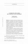 Research paper thumbnail of El derecho como forma de la política y de la sociedad