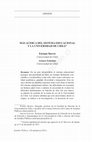 Research paper thumbnail of Más acerca del sistema educacional y la Universidad de Chile