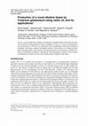 Research paper thumbnail of Production of a novel alkaline lipase by Fusarium globulosum using neem oil, and its applications