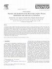 Research paper thumbnail of Succinic acid production from Bacteroides fragilis: Process optimization and scale up in a bioreactor