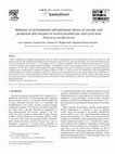 Research paper thumbnail of Influence of environmental and nutritional factors on succinic acid production and enzymes of reverse tricarboxylic acid cycle from Enterococcus flavescens