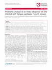 Research paper thumbnail of Proteomic analysis of an Aedes albopictus cell line infected with Dengue serotypes 1 and 3 viruses