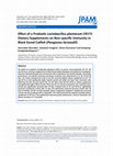 Research paper thumbnail of Effect of a Probiotic Lactobacillus plantarum CR1T5 Dietary Supplements on Non-specific Immunity in Black Eared Catfish (Pangasius larnaudii)