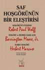 Research paper thumbnail of Saf Hoşgörünün Bir Elestirisi