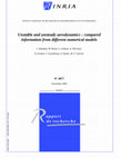 Research paper thumbnail of Unstable and unsteady aerodynamics : compared informations from different numerical models