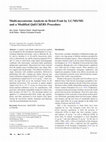 Research paper thumbnail of Multi-mycotoxins Analysis in Dried Fruit by LC/MS/MS and a Modified QuEChERS Procedure