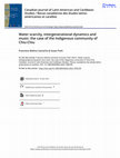 Research paper thumbnail of 2021. Water scarcity, intergenerational dynamics and music: the case of the Indigenous community of Chiu-Chiu