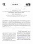 Research paper thumbnail of Structural rearrangement of model membranes by the peptide antibiotic NK2