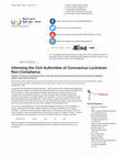 Research paper thumbnail of Alan J. Yuter, “Informing the Civil Authorities of Coronavirus Lockdown Non-Compliance,” UTJ Viewpoints (20 April 2020)