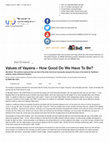 Research paper thumbnail of Alan J. Yuter, “Values of Vayeira—How Good Do We Have To Be,” UTJ Viewpoints (5 November 2020)