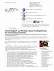 Research paper thumbnail of Alan J. Yuter, “Online Megillah and Parshat Zakhor Readings During the Corona Virus Epidemic,” UTJ Viewpoints (1 April 2020)