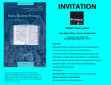 Research paper thumbnail of Book launch invitation at the Centre for Privacy Studies, December 3rd