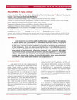 Research paper thumbnail of MicroRNAs in lung cancer