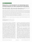 Research paper thumbnail of MetaLanc9 as a novel biomarker for non-small cell lung cancer: promising treatments via a PGK1-activated AKT/mTOR pathway