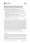 Research paper thumbnail of Determinants of Diet and Physical Activity in Malaysian Adolescents: A Systematic Review