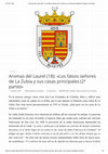 Research paper thumbnail of Los falsos señores de La Zubia y sus casas principales (2ª parte)