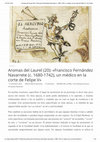 Research paper thumbnail of Francisco Fernández Navarrete (c. 1680-1742), un médico en la corte de Felipe V