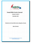 Research paper thumbnail of Somali Bible Society Journal, II, 2