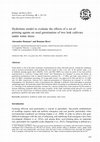 Research paper thumbnail of Hydrotime model to evaluate the effects of a set of priming agents on seed germination of two leek cultivars under water stress