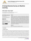 Research paper thumbnail of A Comprehensive Survey on Machine Learning