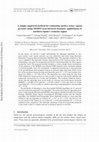 Research paper thumbnail of A simple empirical method for estimating surface water vapour pressure using MODIS near-infrared channels: applications to northern Spain's Asturias region