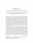 Research paper thumbnail of A Commentary on Toxicology in the Arabic Civilization