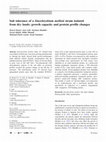 Research paper thumbnail of Salt tolerance of a Sinorhizobium meliloti strain isolated from dry lands: growth capacity and protein profile changes