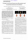 Research paper thumbnail of Unsupervised facial expressions recognition and avatar reconstruction from kinect