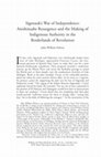 Research paper thumbnail of Sigenauk’s War of Independence: Anishinaabe Resurgence and the Making of Indigenous Authority in the Borderlands of Revolution