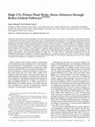 Research paper thumbnail of High CO2 primes plant biotic stress defences through redox-linked pathways