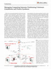 Research paper thumbnail of Managing Competing Interests: Partitioning S between Glutathione and Protein Synthesis