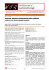 Research paper thumbnail of Molecular detection of Helicobacter pylori antibiotic resistance in stool vs biopsy samples