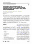 Research paper thumbnail of Community-Based Support and Social Services and Their Association with Frailty Factors in Older People with Intellectual Disability and Affective and Anxiety Disorders: A Swedish National Population-Based Register Study