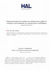 Research paper thumbnail of Nano-patterned silicon surfaces for the self-organised growth of metallic nanostructures