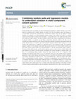 Research paper thumbnail of Combining random walk and regression models to understand solvation in multi-component solvent systems