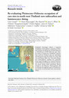 Research paper thumbnail of Re-evaluating Pleistocene-Holocene occupation of cave sites in north-west Thailand: new radiocarbon and luminescence dating