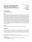 Research paper thumbnail of Corporate Social Responsibility Reporting in India: Exploring Linkages with Firm Performance