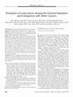 Research paper thumbnail of Perception of Lung Cancer among the General Population and Comparison with Other Cancers