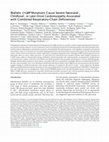 Research paper thumbnail of Biallelic C1QBP Mutations Cause Severe Neonatal-, Childhood-, or Later-Onset Cardiomyopathy Associated with Combined Respiratory-Chain Deficiencies