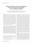 Research paper thumbnail of Whole-body irradiation and long-term modification of bone marrow-derived cell populations by low- and high-LET radiation